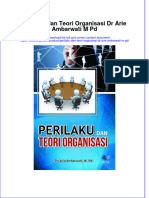 PDF of Perilaku Dan Teori Organisasi DR Arie Ambarwati M PD Full Chapter Ebook