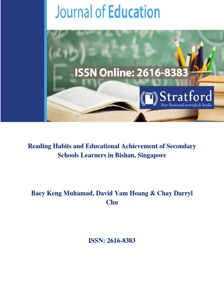 Reading Habits Impact on Student Success | PDF | Learning | English As ...