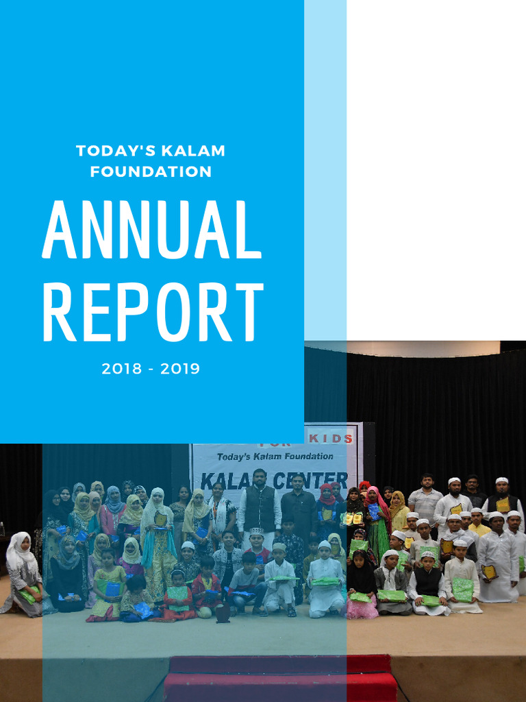 TKF - Annual Report 2018 19 | PDF | Social Science | Wellness