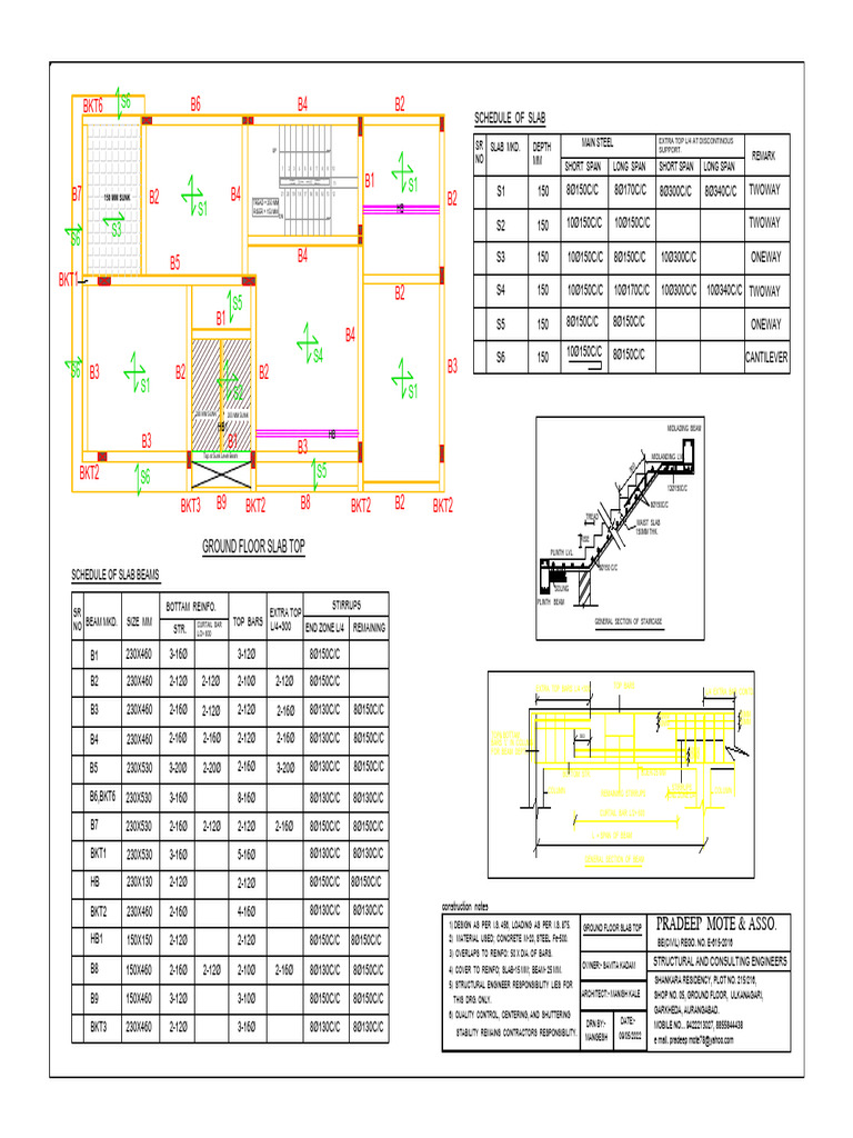 SECOND FLOOR SLAB-Model 2 | Download Free PDF | Building Materials ...