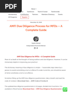 AMFI Guidelines for Mutual Fund Distributors | PDF