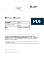 English Course Spec N5