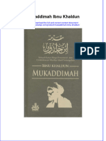 Full Download Mukaddimah Ibnu Khaldun Online Full Chapter PDF