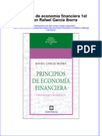 PDF of Principios de Economia Financiera 1St Edition Rafael Garcia Iborra Full Chapter Ebook