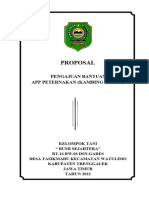 PROPOSAL KELOMPOK TANI TERNAK KAMBING TRENGGALEK Bumi Sejahtera