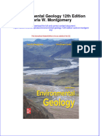 Full Ebook of Environmental Geology 12Th Edition Carla W Montgomery Online PDF All Chapter