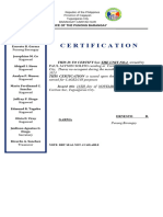 Certificate of Quarantine For Eaxamination of ELIZABETH UGADDAN