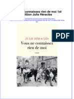 PDF of Vous Ne Connaissez Rien de Moi 1St Edition Julie Heracles Full Chapter Ebook