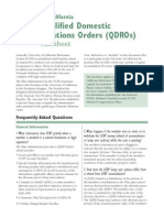 Qualified Domestic Relations Orders (Qdros) : Factsheet