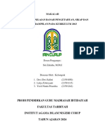 Makalah Instrumen Penilaian Ranah Pengetahuan, Sikap Dan Keterampilan Pada Kurikulum 2013