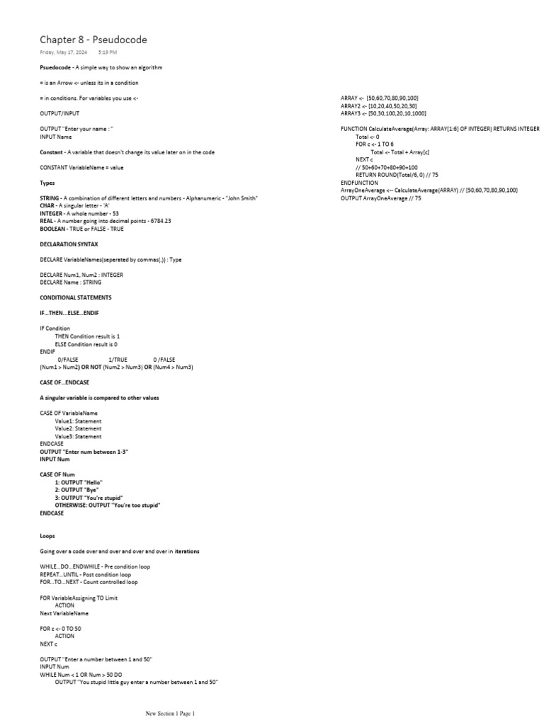 8 pseudocode python download free pdf control flow string