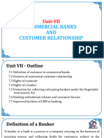 Unit-Vii Commercial Banks Customer Relationship 2024