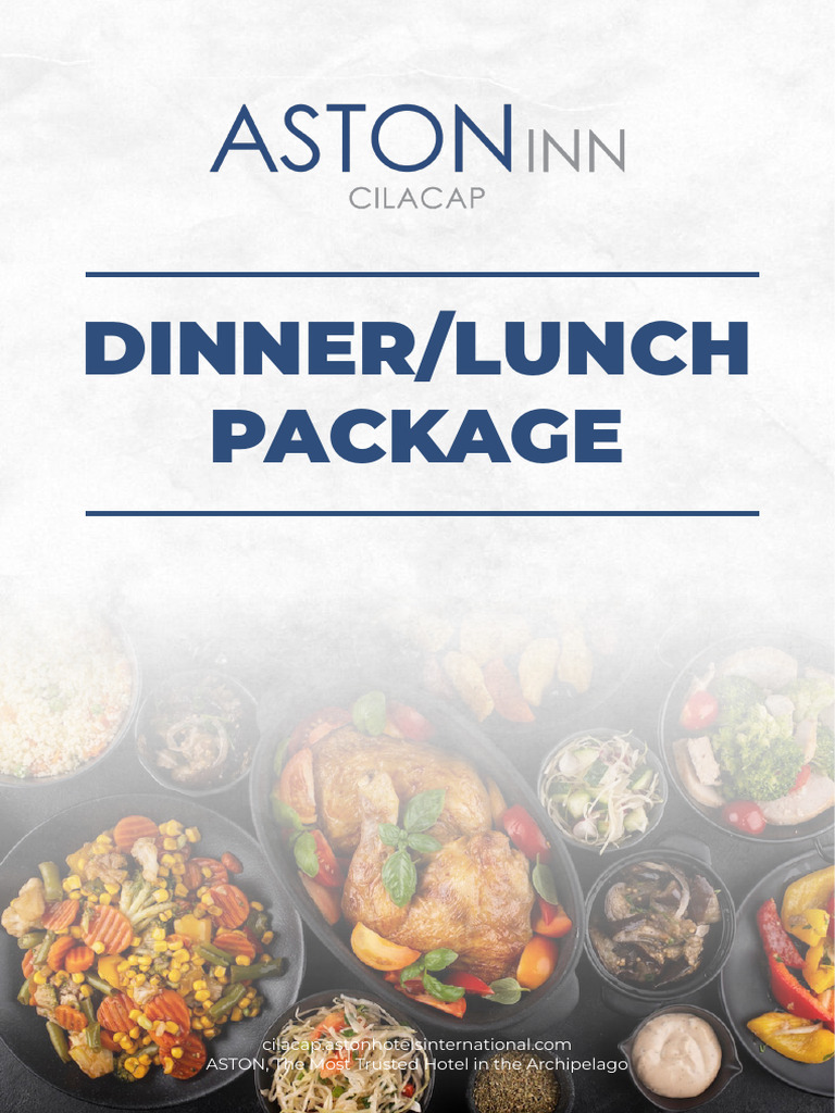 Aston Cilacap Lunch/Dinner Packages | PDF | Soup | Indonesian Cuisine