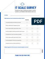 Likert Scale Survey Template