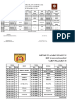 JADWAL PELAJARAN KELAS IVABC