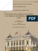 La Influencia de La Arquitectura Europea en La Arquitectura Virreinal de América Latina.