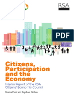 Rsa Citizen Participation and The Economy