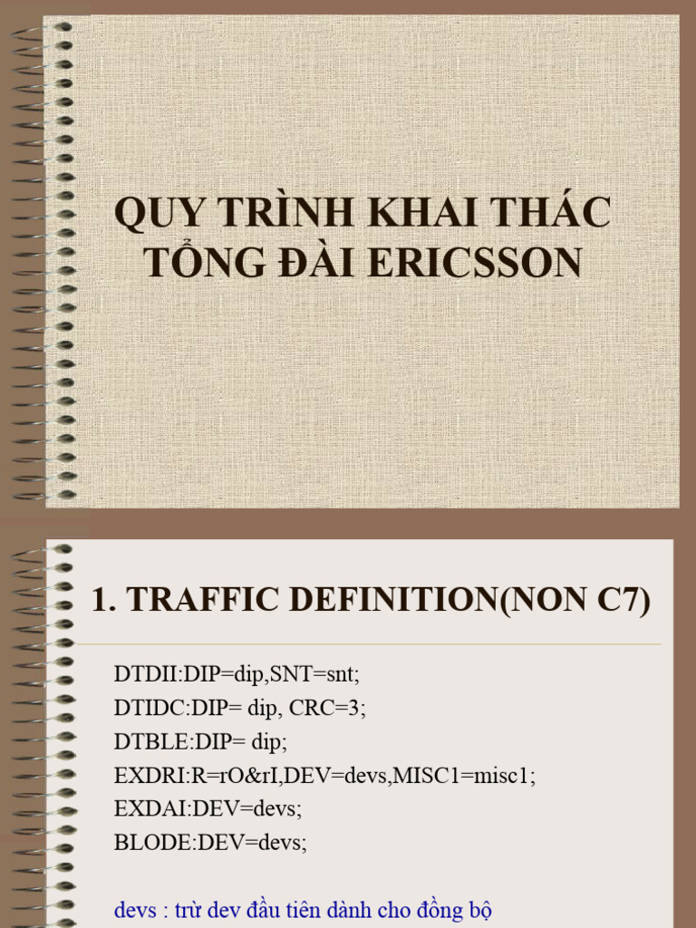 Quy trinh khai thac tong dai ericsson pdf receiver