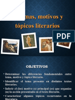 Temas, Motivos y Tópicos Literarios