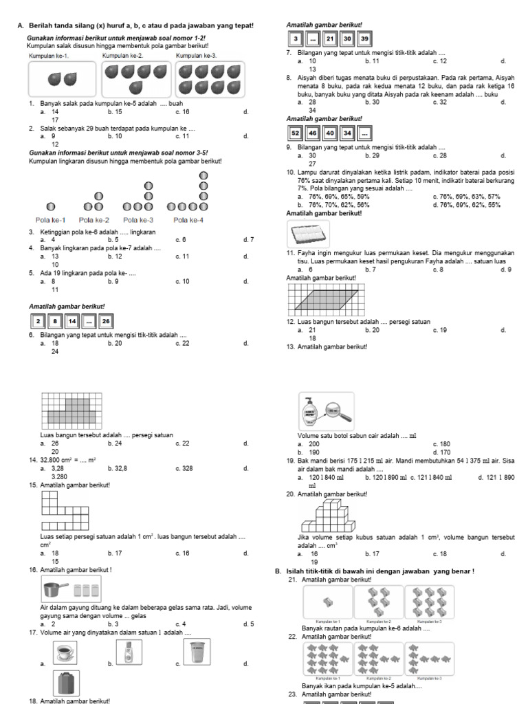 STS Matematika Sem 2 | PDF
