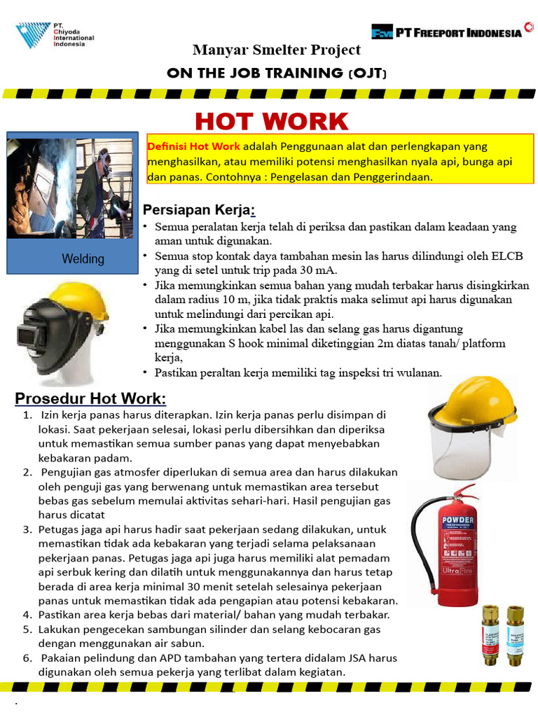 Ojt - Hot Work - Billingual | PDF