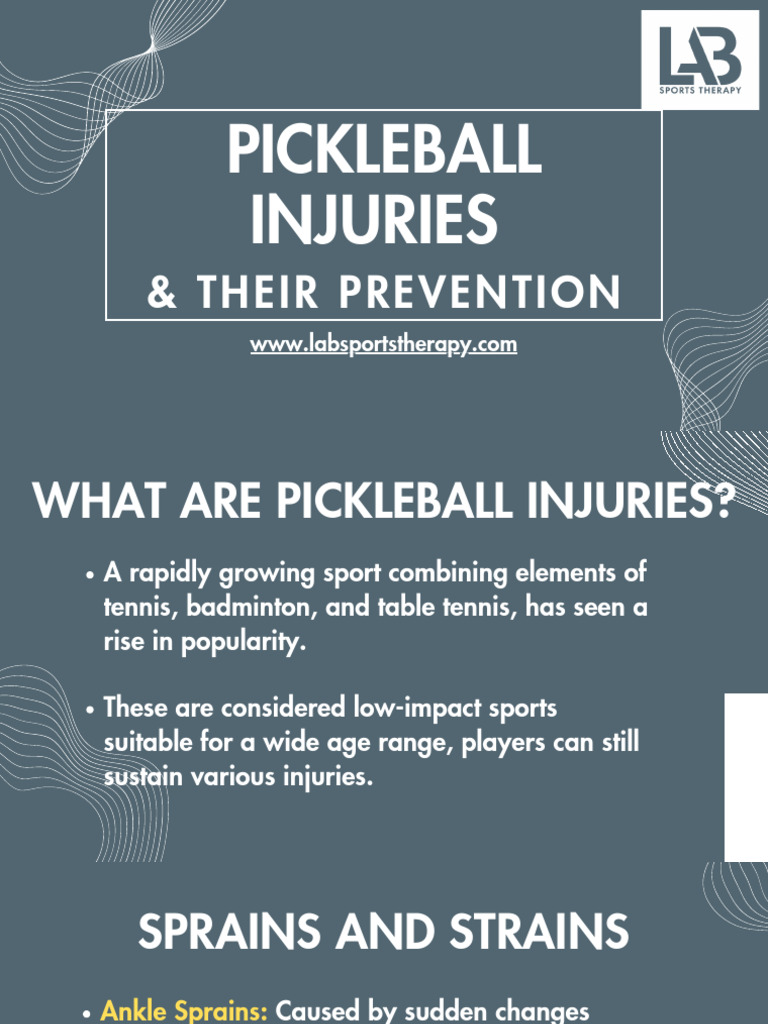 Preventing Pickleball Injuries Guide | PDF | Musculoskeletal System ...