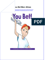 Full Ebook of You Bet Marv Alinas Online PDF All Chapter