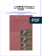 PDF of Psikanaliz Yazilari 34 Bireysel Ve Toplumsal Travmalar 1 1St Edition Kolektif Full Chapter Ebook