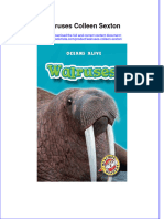 Full Ebook of Walruses Colleen Sexton Online PDF All Chapter