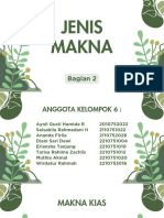 Jenis Makna Bag. 2 Kelompok 6