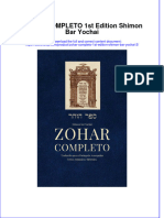 PDF of Zohar Completo 1St Edition Shimon Bar Yochai 2 Full Chapter Ebook