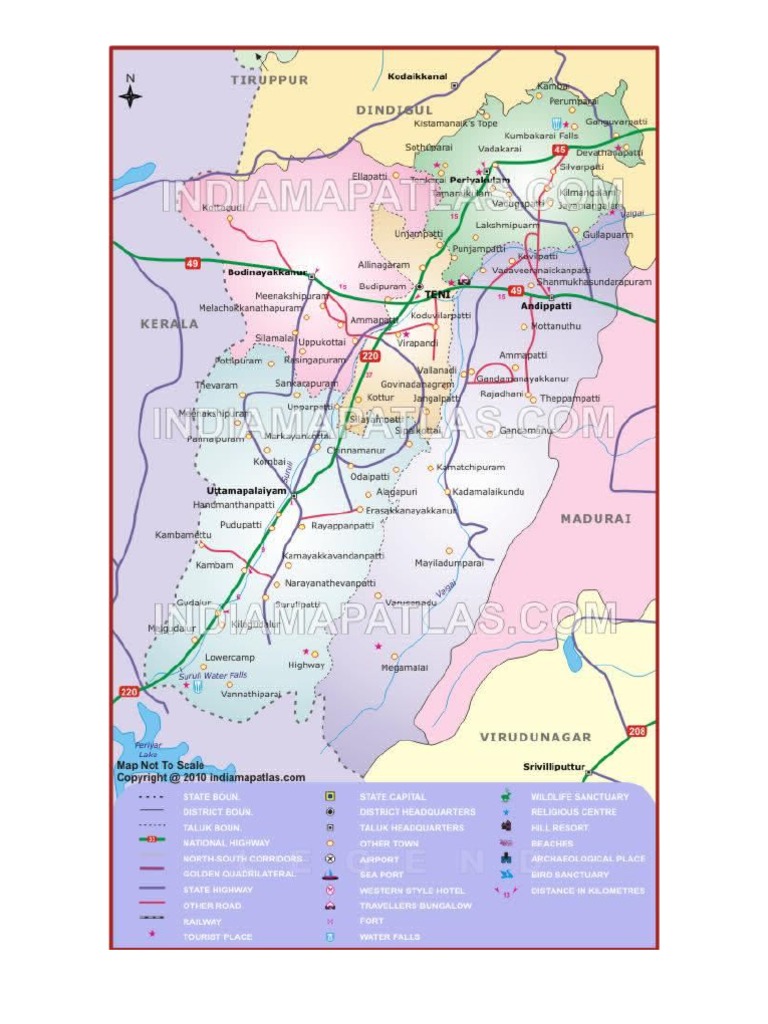 Theni District Panchayat Villages List | PDF | Lifestyle