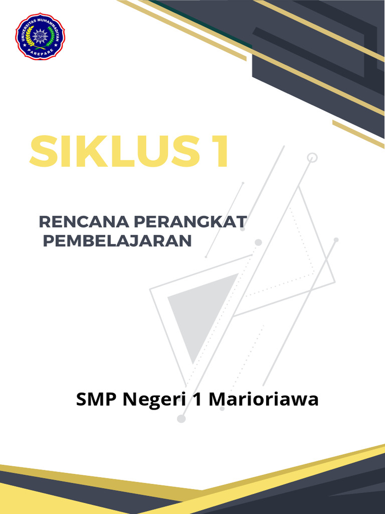 Sampul RPP Siklus 1 | PDF