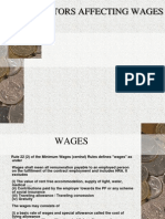 Factors Affecting Wages