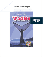 Full Ebook of Whales Ann Herriges Online PDF All Chapter