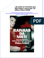 ebookstep_270Download pdf of Rainhas Da Noite As Travestis Que Tinham Sao Paulo A Seus Pes 1St Edition Chico Felitti full chapter ebook 
