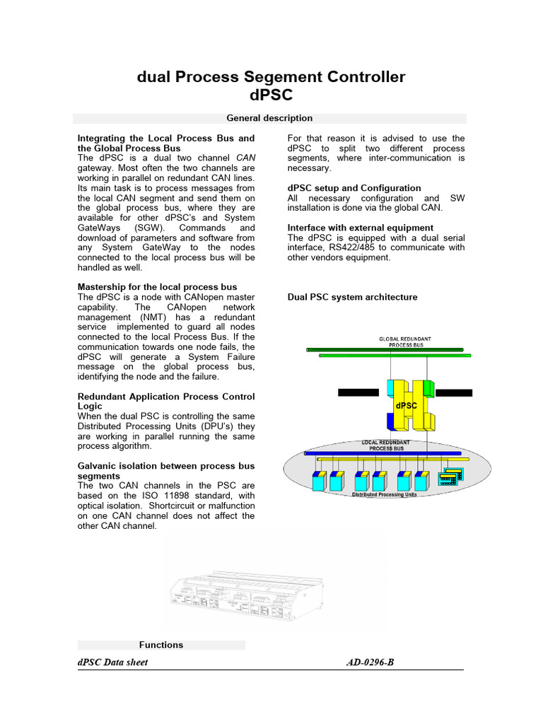 AD-0296B dPSC-a Data Sheet | PDF | Telecommunications | Computer Networking