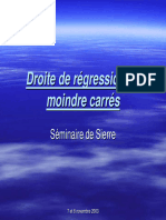 Droite de Rgression