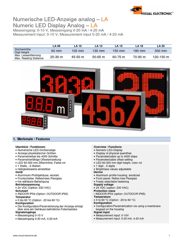 Display Measurement Analog | PDF