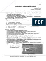 Measurement & Measuring Instruments For Foundation Course