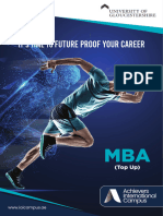 MBA (Top Up) - Achievers International Campus