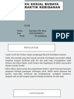 III Perilaku Sosial Budaya Dalam Praktik Kebidanan