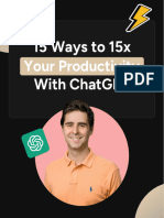 15 Ways To 15x Your Productivity With ChatGPT