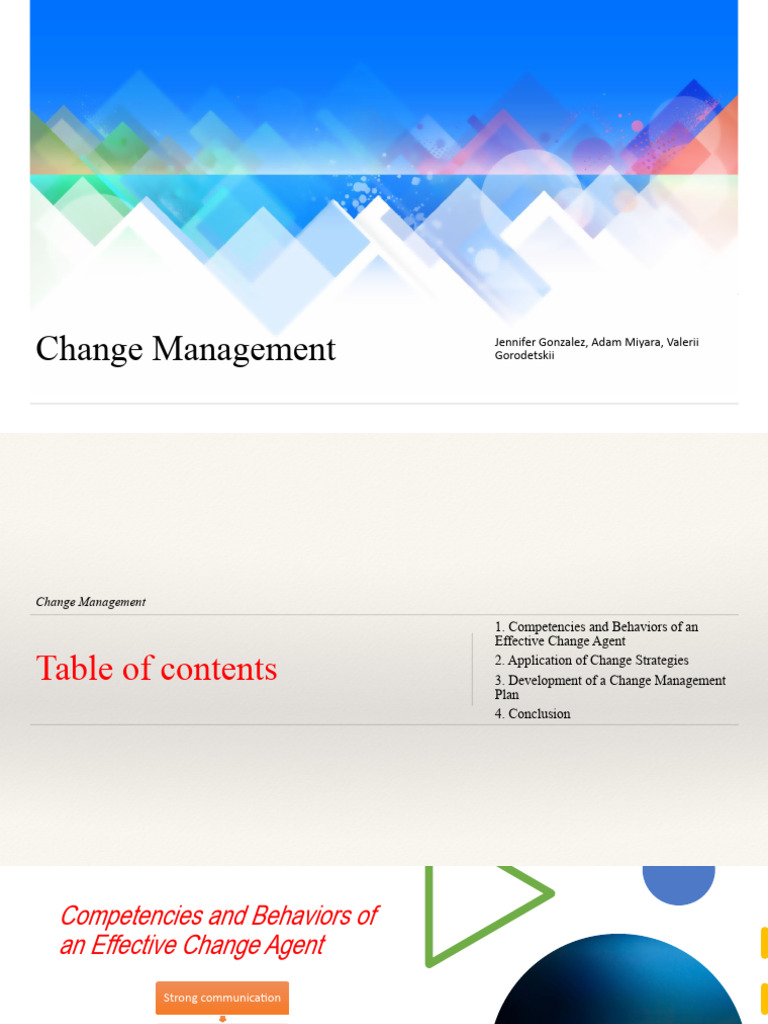 Change 1 | PDF | Change Management | Customer Relationship Management