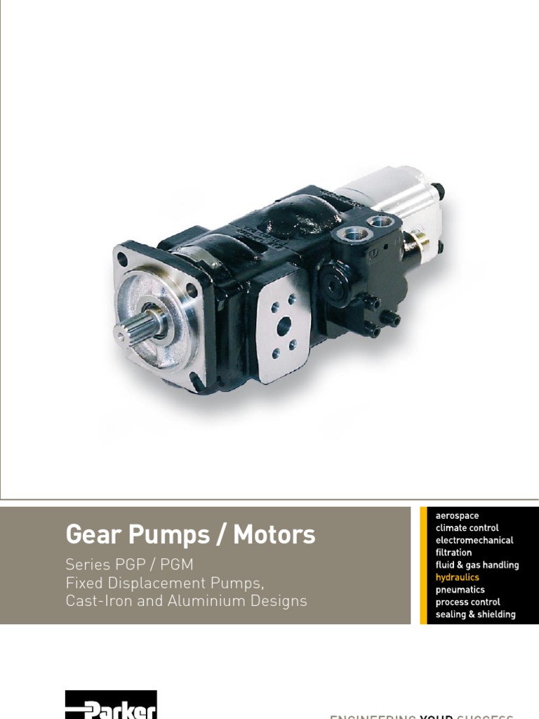Gear Pump Parker | PDF | Pump | Gear