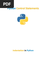 Control Statements in Python