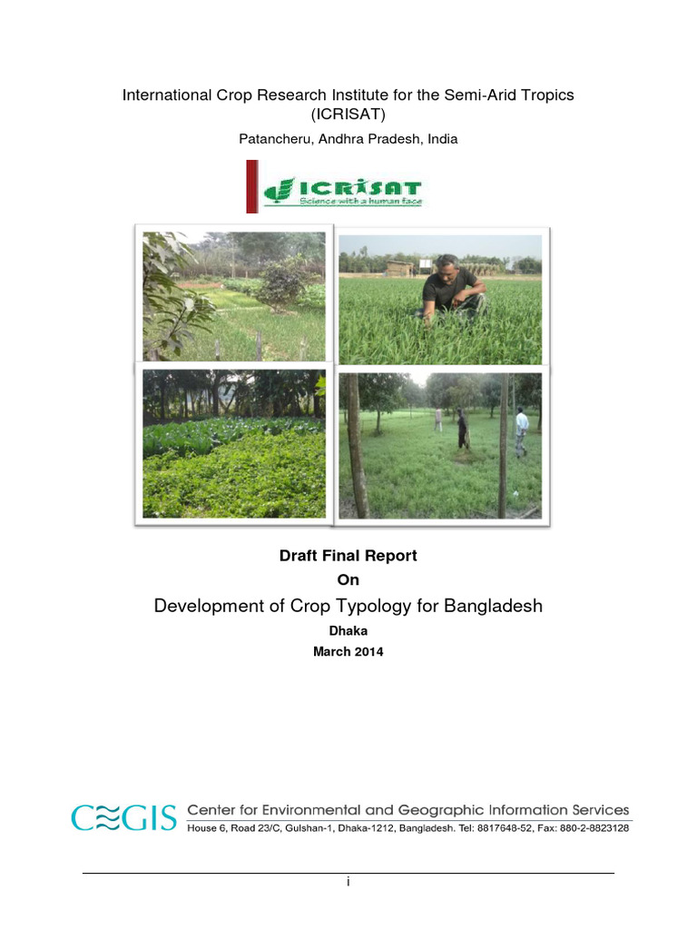Crop Typology Development in Bangladesh | PDF | Agriculture | Irrigation