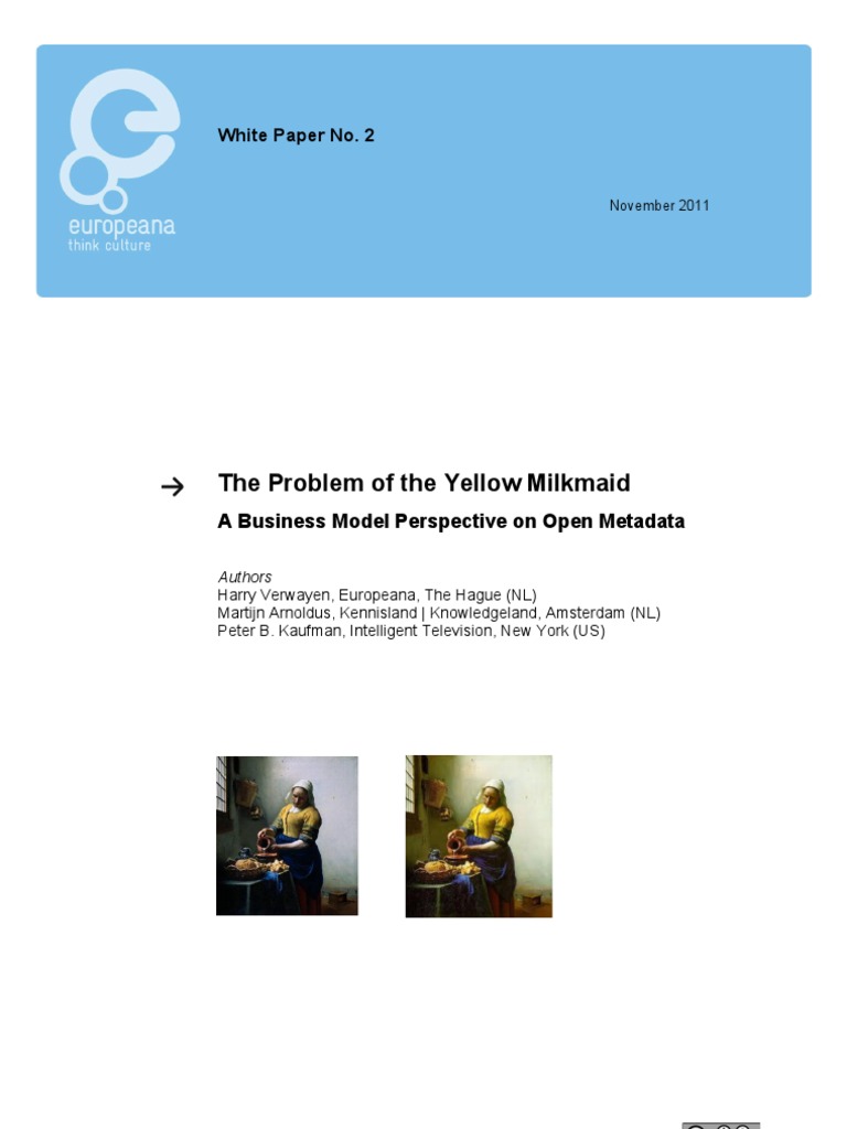 Open Metadata Business Models Explained | PDF | Metadata | Creative ...