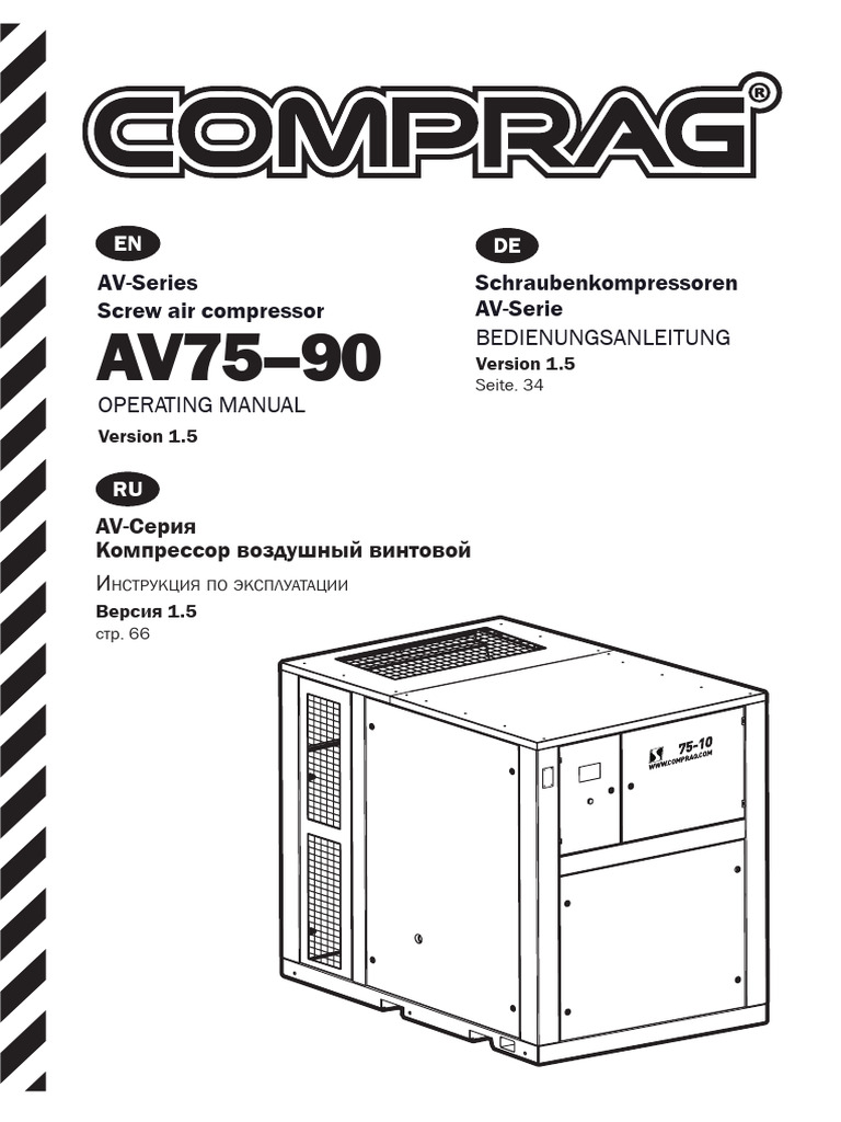 Manual AV75-90 EN DE RU v1 5 0 | PDF | Power Inverter | Valve