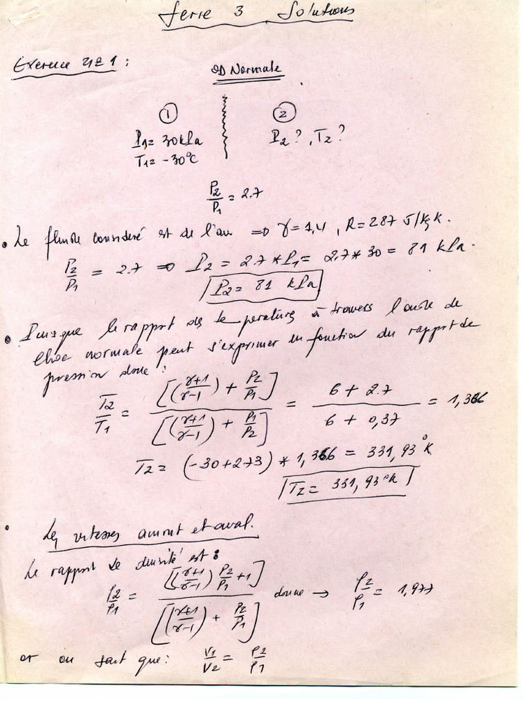 TD Serie 3 Correction Exercices 1-4-5 | PDF